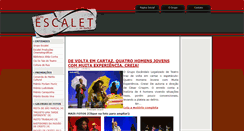 Desktop Screenshot of escalet.com.br